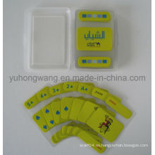 Tarjeta de juego de cartas de PVC transparente, juego de mesa